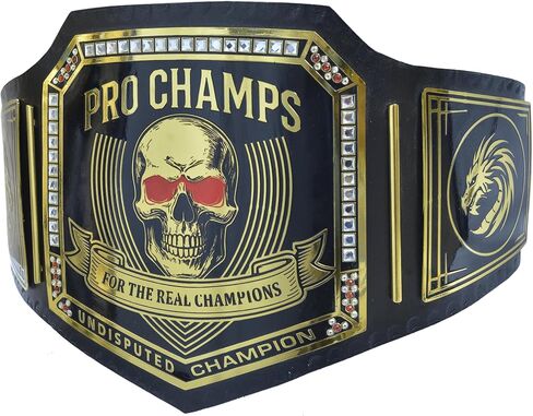 حزام بطولة Pro Champs Smoking Skull - نسخة طبق الأصل للوزن الثقيل العالمي عنوان التدخين جمجمة مقاس الكبار حزام بطولة المصارعة in Saudi Arabia