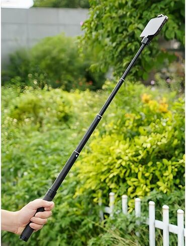 Selfie Stick Extendable Monopod for Camera/Phone/Webcam, Portable Vlog Handheld Action Camera Monopods for GoPro Hero, DJI Osmo Action and Other Lightweight Devices with 1/4" Thread in Saudi Arabia