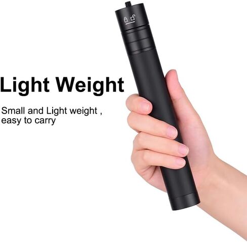 Selfie Stick Extendable Monopod for Camera/Phone/Webcam, Portable Vlog Handheld Action Camera Monopods for GoPro Hero, DJI Osmo Action and Other Lightweight Devices with 1/4" Thread in Saudi Arabia