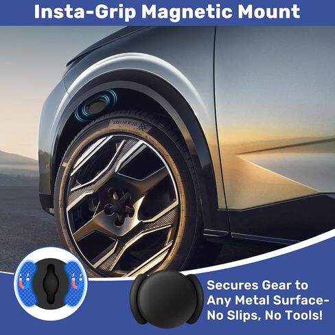 Mini GPS Tracker for Vehicles – No Subscription GPS Tracking Device, Hidden Magnetic Car Tracker, Anti-Theft Hidden GPS Tracker for Vehicles or Kids, Works with Apple Find My in Saudi Arabia