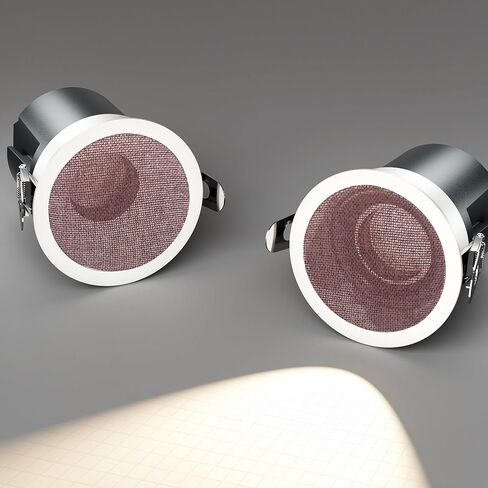 Luxshiny 2pcs Eye-protection Pendant Light Diffusers, Fabric Lampshade Shading Covers with High-temperature Resistant Shade, 10cm Diameter for Nursery Ceiling Lamps in Saudi Arabia