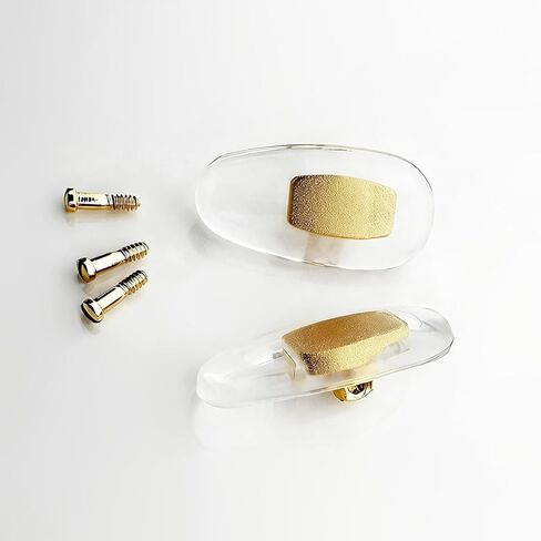 Replacement Screws for Nose Pads Compatible to Gucci Sunglasses Eyeglasses Nose Pads with Screwdriver Free Nose Pad (Gold) in Saudi Arabia