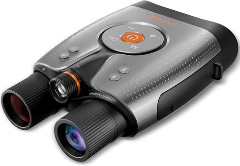 4K Night Vision Binoculars for Adults - Night Thunder X3 | Night Vision Goggles with AI Color Boost Mode, 40MP Photos, 2000 ft Range, 5000mAh Battery, 32GB Card for Wildlife & Camping in Saudi Arabia