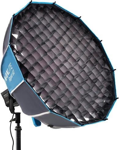 NANLITE Rapid SB-FM-RP60 23.62 بوصة/60 سم صندوق ناعم مكافئ، صناديق ناعمة سريعة الفك لتركيب FM لتركيبات Nanlite Forza وFC وFS وغيرها من مصابيح تثبيت FM in Saudi Arabia