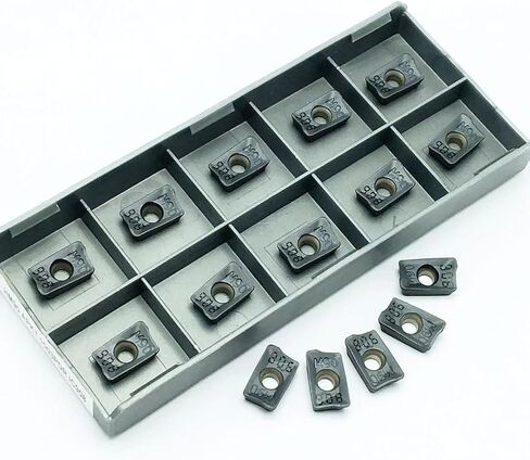 10pcs CNC Carbide Inserts, HM90 APKT1003 PDR IC908 Milling Cutter Turning Tool For Professional Steel Processing Tool in Saudi Arabia