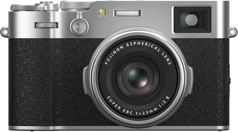 Fujifilm X100VI Digital Camera (Silver) Premium Creator Bundle – 64GB SD Card, USB Reader, Cleaning Kit, Strap, Lens Cap, Air Blower, & Accessories in Saudi Arabia