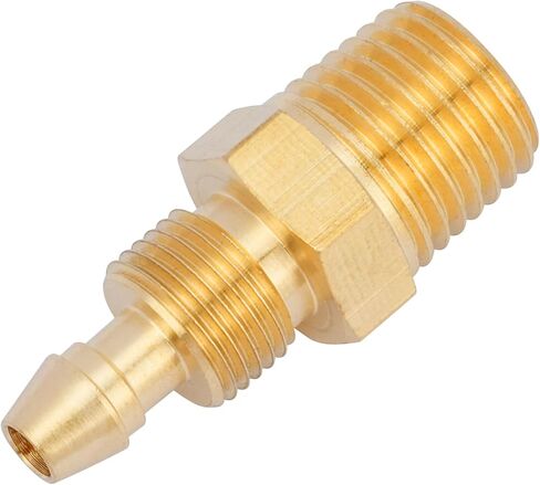 4 قطعة طقم تصليح خرطوم غسالة الضغط النحاسي ومجموعة تصليح خرطوم الهواء، تركيبات قابلة لإعادة الاستخدام بمعرف 1/4 بوصة لخراطيم البولي يوريثان/البولي يوريثين in Kuwait