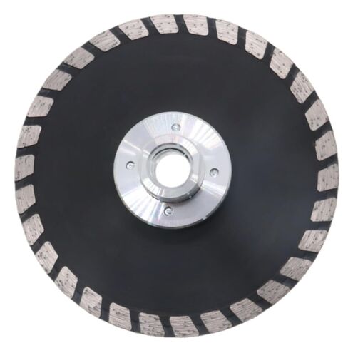 5 Inch Granite Cutting Blades Turbo Rim Diamond Cutting Disc, Saw Blades Two-in-One Design with 5/8"-11 Flange for Cutting or Grinding Granite Marble Concrete Brick in Kuwait