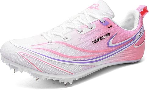 Womens Track and Field Shoes Kids Boys Girls Youth Race Jumping 7 Spikes Athletic Sneakers Sprint Racing Shoes in Saudi Arabia