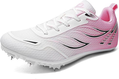 Womens Track and Field Shoes Kids Boys Girls Youth Race Jumping 7 Spikes Athletic Sneakers Sprint Racing Shoes in Saudi Arabia