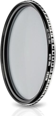 فلتر NiSI 127 مم True Color Pro Nano CPL | مرشح عدسة مستقطبة دائرية لعدسات البث Canon وFujifilm | التصوير السينمائي والفيديو in Saudi Arabia