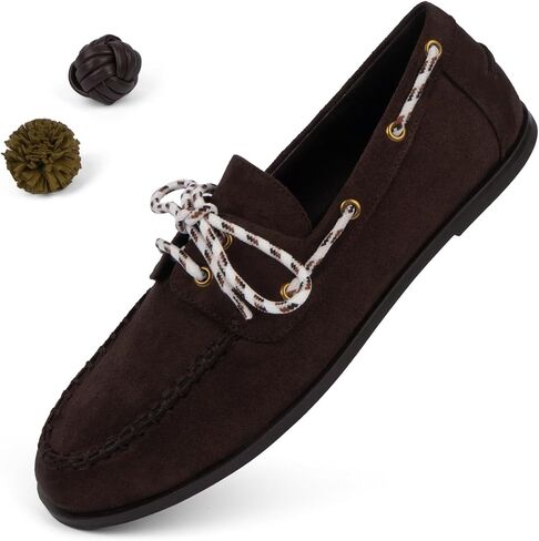 Womens Loafers Comfortable Flat Shoes for Women Lace up Fringe Business Formal Work Shoes in Saudi Arabia