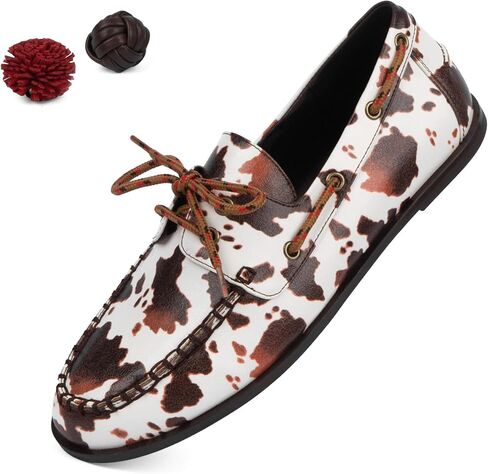 Womens Loafers Comfortable Flat Shoes for Women Lace up Fringe Business Formal Work Shoes in Saudi Arabia