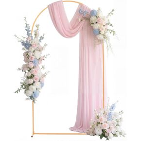 حامل خلفية قوس VEVOR، مجموعة من 3، 6/5/4 قدم، هيكل ثابت، تجميع سهل، حامل خلفية قوس معدني ذهبي مع غطاء، لحفلات الزفاف، وحفلات أعياد الميلاد، والتخرج، والاحتفال، وتزيين الاحتفالات in Kuwait