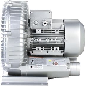 Regenerative Blower for Air Blowing Or Suction, Sewage Aeration Vortex Blower, Pool Aeration Oxygenation Machine Industrial Vacuum Pump Vortex Blower Low Noise(180W/0.24HP) in Kuwait