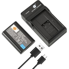 بطارية ليثيوم أيون قابلة لإعادة الشحن DSTE BP-SCL1 وشاحن USB متوافق مع Leica MM، M9، M8، M9-P، ME/M-E، M9-M in Kuwait