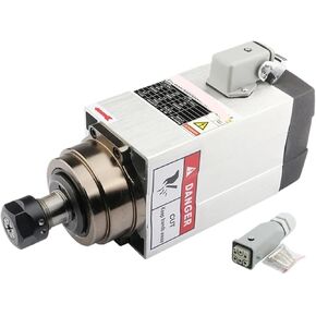 1.5KW ER20 air-cooled spindle 220V 380V square(1.5kw 380V square) in Saudi Arabia