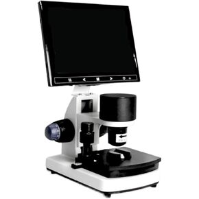 Profesional Electron Microscope with 9 Inch LCD Screen Stereoscopic Monocular Microscopes 800X Magnification Portable microscopes(8-inch) in Kuwait