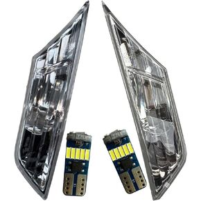 QZQ Side Marker Lamp Turn Signal Light W/Led Bulbs Fits for Honda Civic 2016-2021 10th Gen Sedan-Yellow Compatible with 2016-2021 Honda Civic 10th Gen Sedan in Kuwait