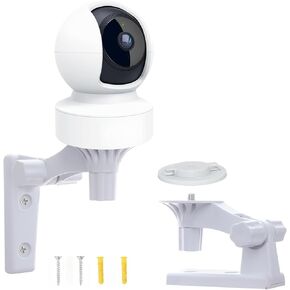 حامل حائط متوافق مع TP-Link Tapo C210/ C200 وKasa Indoor Pan EC70/ EC71/ KC410S، دعامة زوايا قابلة للتعديل تدور 180 درجة، سهلة التركيب، دعامة/حامل كاميرا أمان، عبوة واحدة in Kuwait