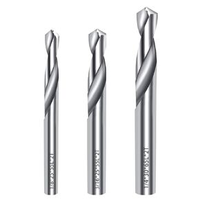 Carbide Drill Bit Set, 1/8" 3/16" 1/4" Solid Carbide Drill Bits, Tungsten Carbide Drill Bit Set for CNC Machines Ideal for Metal Copper Alloy Cast Iron Stainless, 3 PCS in Saudi Arabia