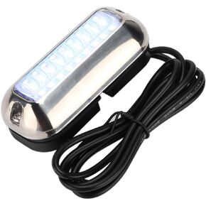 ZJchao الأزرق 27LED مصباح تحت الماء IP68 حافظة معدنية غير قابلة للصدأ Transom مصباح 74LM مشرق ل مركبة بحرية RV in Saudi Arabia
