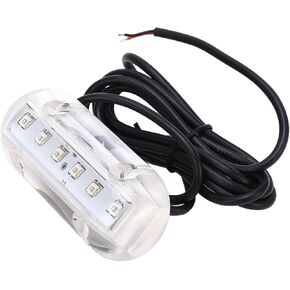 ZJchao الأزرق LED ضوء تحت الماء IP68 مصباح الإضاءة البحرية لقارب يخت DC12V 1.1W 18LM سوبر مشرق الأزرق LED ضوء تحت الماء لإضاءة يخت القوارب البحرية in Saudi Arabia
