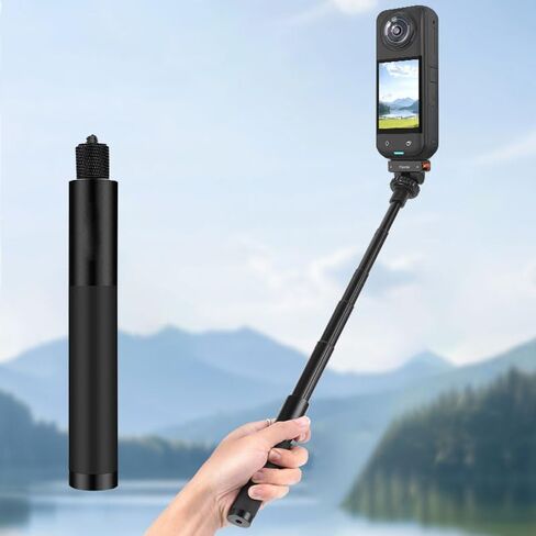Selfie Telescopic Stick Compatible 7.4 to 28.7 Inches 123g Lightweight for for DJI OSMO 360/Osmo Action 6,Insta360 X5 Action Cameras and Stabilizers Hiking Cycling Travel Vlogging in Saudi Arabia