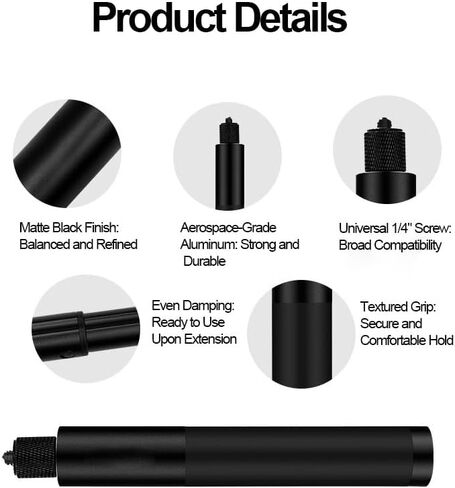 Selfie Telescopic Stick Compatible 7.4 to 28.7 Inches 123g Lightweight for for DJI OSMO 360/Osmo Action 6,Insta360 X5 Action Cameras and Stabilizers Hiking Cycling Travel Vlogging in Saudi Arabia