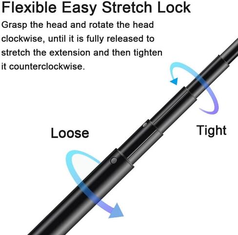 Selfie Telescopic Stick Compatible 7.4 to 28.7 Inches 123g Lightweight for for DJI OSMO 360/Osmo Action 6,Insta360 X5 Action Cameras and Stabilizers Hiking Cycling Travel Vlogging in Saudi Arabia