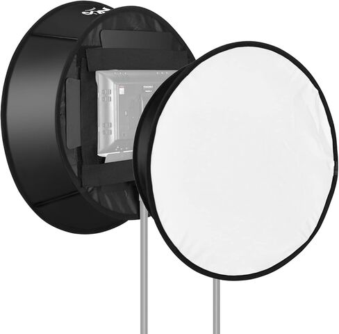YN56-1 56 سم / 22 بوصة ناشر سوفت بوكس ​​دائري قابل للطي مع حقيبة حمل لـ YONGNUO YN600L/ YN600L II/ YN900/ YN900 II LED الفيديو الضوئي in Saudi Arabia