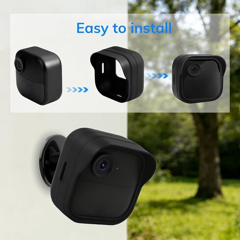 5 عبوات من غطاء حافظة السيليكون المقاوم للطقس لـ Blink Outdoor 4 (الجيل الرابع)، حماية كاملة للكاميرا، لملحقات كاميرا Blink Outdoor 4 الأمنية (أسود) in Kuwait