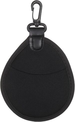 PATIKIL 37mm Lens Filter Case, 2PCS 2 Pockets Camera Filter Carry Bag Nylon Shockproof Camera Filter Lens Protector Pouch for Photography Round Circular Square Filters Storage, Black in Saudi Arabia