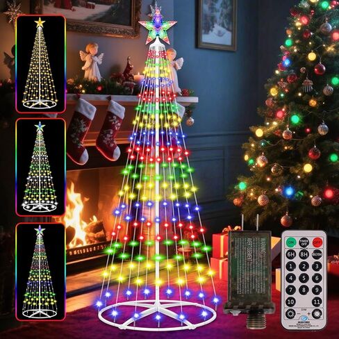 2 حزمة 4FT أسود تضيء شجرة عيد الهالوين، حجم أعلى، الموقت شجرة Soopky LED مع 96 أضواء برتقالية وأرجوانية، أشجار سوداء مقاومة للماء لتزيين الهالوين في الهواء الطلق حديقة الحديقة ساحة المنزل in Kuwait