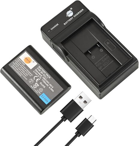بطارية ليثيوم أيون قابلة لإعادة الشحن DSTE BP-SCL1 وشاحن USB متوافق مع Leica MM، M9، M8، M9-P، ME/M-E، M9-M in Kuwait
