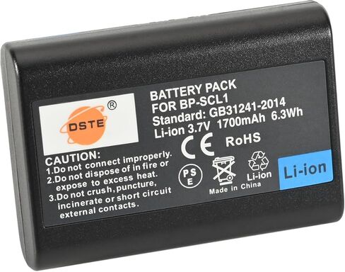 بطارية ليثيوم أيون قابلة لإعادة الشحن DSTE BP-SCL1 وشاحن USB متوافق مع Leica MM، M9، M8، M9-P، ME/M-E، M9-M in Kuwait
