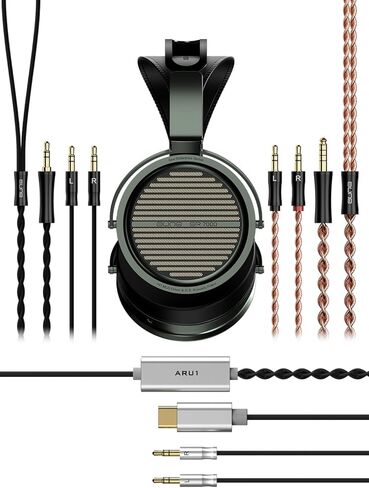 Aune SR7000 Full-Size Closed-Back Headphones with MLD Driver, Dynamic Driver, Detachable Cable, Over-Ear HiFi Headphones, Hi-Res Audiophile Headphones for HiFi System, Home Audio, DAP, HiFi Player in Saudi Arabia