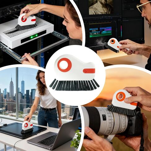 فرشاة تنظيف لوحة مفاتيح الكمبيوتر، مريحة ومحمولة ومتعددة الوظائف، فرشاة تنظيف شاشة الكمبيوتر، لمكتب النظافة والصيانة المنزلية ومكان العمل والدراسة in Kuwait