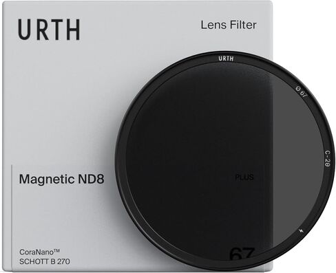 Urth 49mm Magnetic ND8 (3 Stop) Lens Filter (Plus) — 20-Layer Nano-Coated, Ultra-Slim Neutral Density Exposure Control for Camera Lenses in Saudi Arabia
