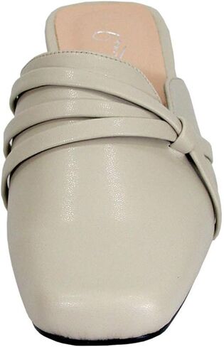Peerage Claudia Women's Wide Width Squared Toe Casual Dress Mules in Saudi Arabia