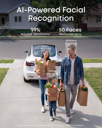 eufy Security eufyCam C35 2-Cam Kit, Wireless Security Indoor/Outdoor Camera, Magnetic Mount, Color Night Vision, Local Storage, No Monthly Fee, IP67, Facial Recognition, Solar Panel Compatible, Black in Kuwait