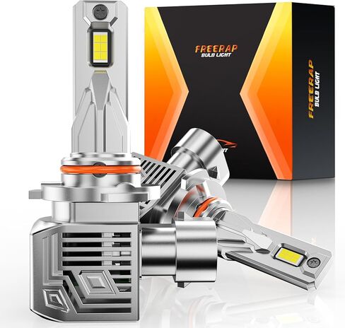 H4 Fog Light Bulb, 600% Brighter Upgraded 32000LM Fog Lighting Bulb with Fan, 6500K White Plug and Play, Pack of 2 in Saudi Arabia