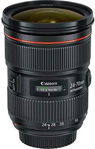 Canon EF 24-70mm f/2.8L II USM Lens Bundle with Manufacturer Accessories & Accessory Kit for EOS 7D Mark II, 7D, 80D, 70D, 60D, 50D, 40D, 30D, 20D, Rebel T6s, T6i, T5i, T4i, SL1, T3i, T6, T5, T3, T2i in Saudi Arabia