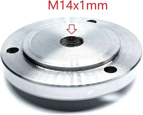 M14x1mm M14 المغزل الخيوط تشاك إدراج شفة دعم لوحة قاعدة محول K11-80 K12-80 K11-100 K12-100(K11-80 K12-80) in Saudi Arabia