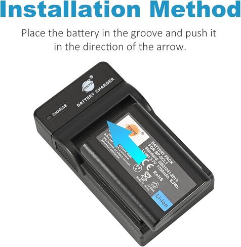 DSTE قطعتان BP-SCL1 بطارية ليثيوم أيون قابلة لإعادة الشحن وشاحن USB متوافق مع Leica MM، M9، M8، M9-P، ME/M-E، M9-M in Kuwait