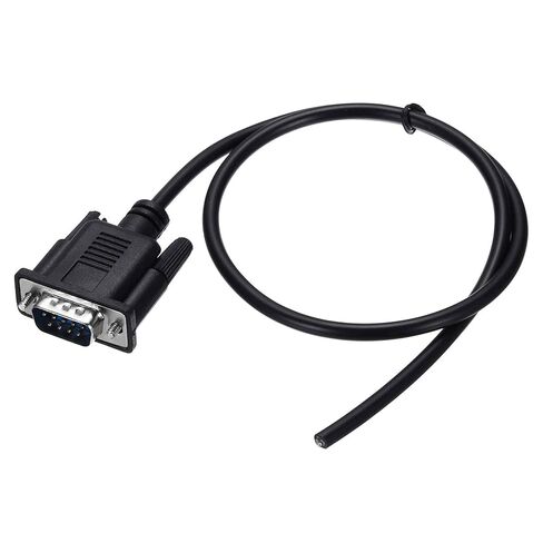 MECCANIXITY DB9 RS232 كابل التسلسلي ، 24AWG DB9 ذكر إلى سلك عاري الطرف المفتوح مع 3 أطراف الأسلاك ، DB9 232-235 كابل تمديد للبيانات ، 4.9 قدم in Saudi Arabia