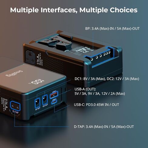 لوحة بطارية SMALLRIG VB50 وMini V Mount in Saudi Arabia