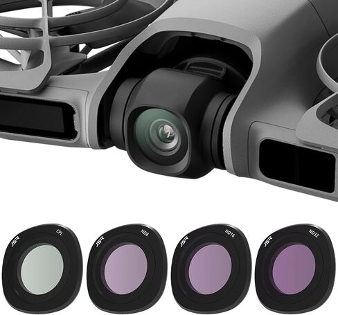 (4 عبوات) مجموعة مرشحات ND & CPL لـ DJI Neo 2، CPL ND8 ND16 ND32 متوافقة مع طائرة DJI Neo 2 بدون طيار، طقم فلتر صور زجاجي بصري، حماية العدسة، ملحقات الطائرة بدون طيار in Saudi Arabia
