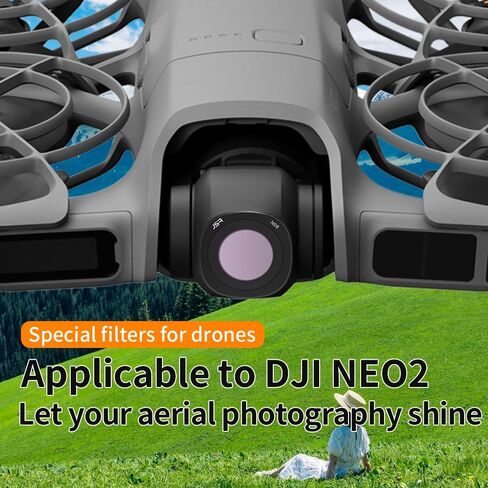 (4 عبوات) مجموعة مرشحات ND & CPL لـ DJI Neo 2، CPL ND8 ND16 ND32 متوافقة مع طائرة DJI Neo 2 بدون طيار، طقم فلتر صور زجاجي بصري، حماية العدسة، ملحقات الطائرة بدون طيار in Saudi Arabia