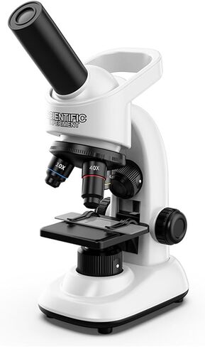 Microscope Kit for Kids Portable Monocular Microscopes 40X-1600X Magnification and Various Operating Tools Portable microscopes in Saudi Arabia